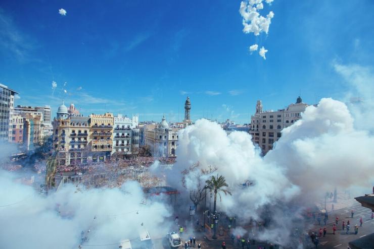 mascletás fallas